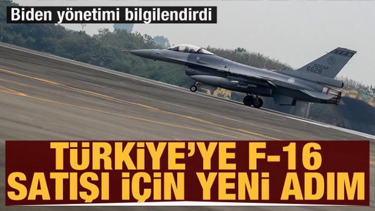 ABD basını yazdı: Türkiye'ye F-16 satışı için yeni adım