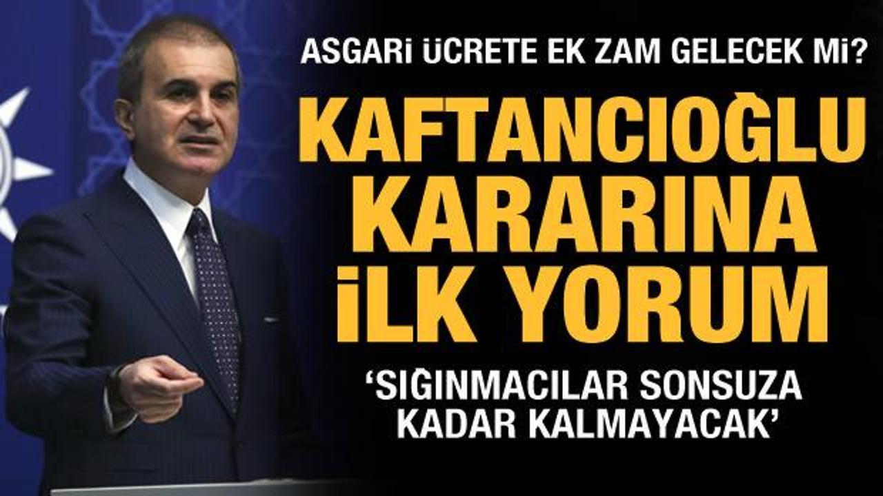 AK Parti Sözcüsü Ömer Çelik'ten Canan Kaftancıoğlu açıklaması