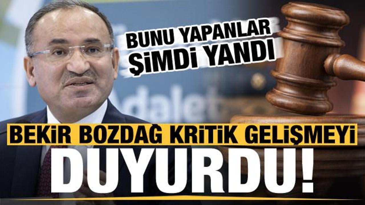 Bekir Bozdağ'dan son dakika a&ccedil;ıklaması: Stok&ccedil;uluk yapanlar şimdi yandı!