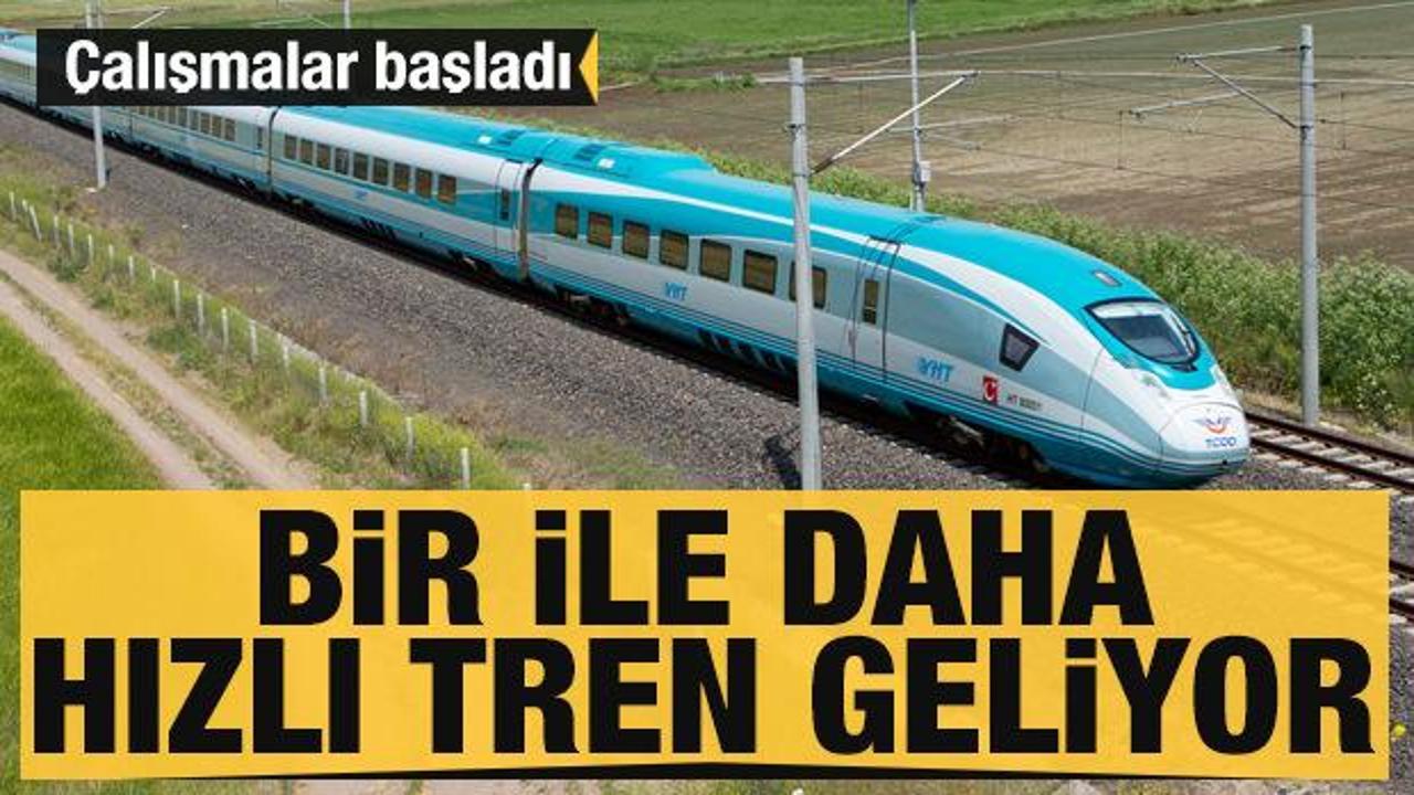 Çalışmalar başladı! İzmir'e hızlı tren geliyor