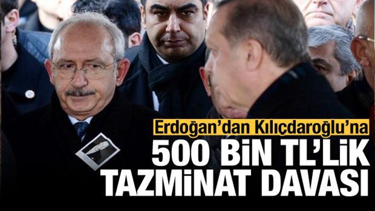 Cumhurbaşkanı Erdoğan'dan Kılıçdaroğlu'na tazminat davası