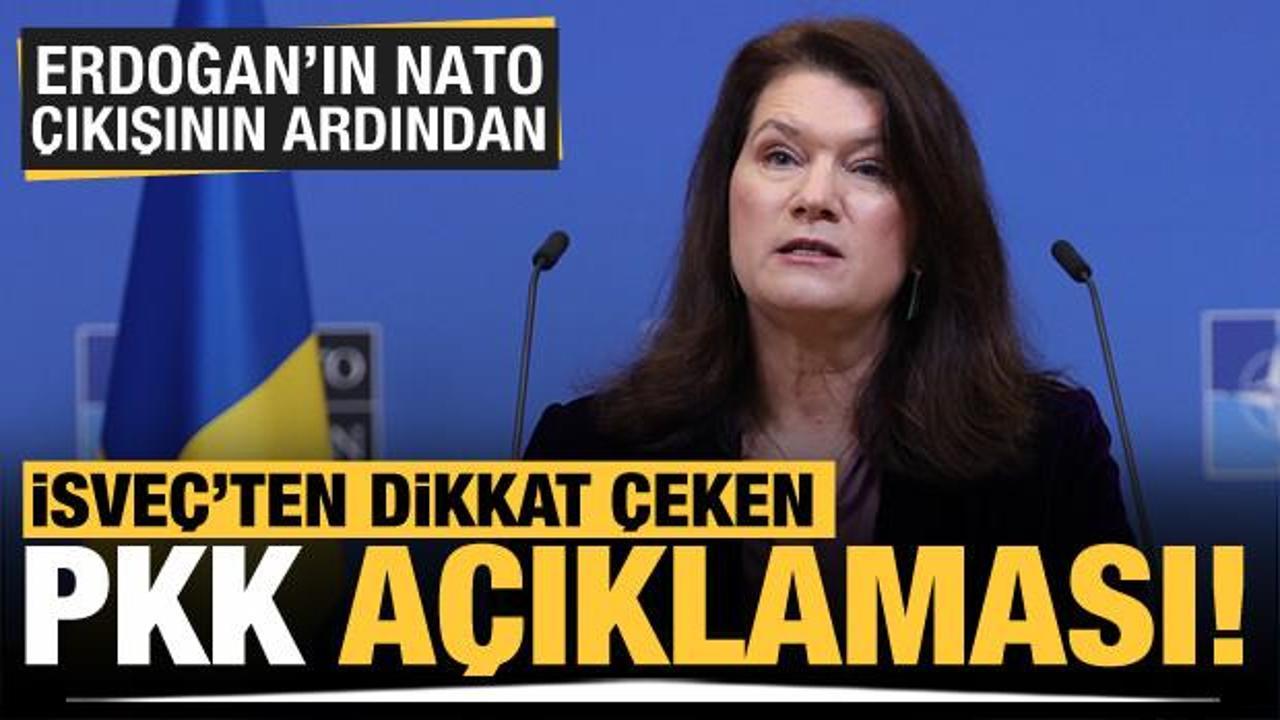 İsveç Dışişleri Ann Linde: "PKK'nın terör örgütü olduğuna inanıyoruz"