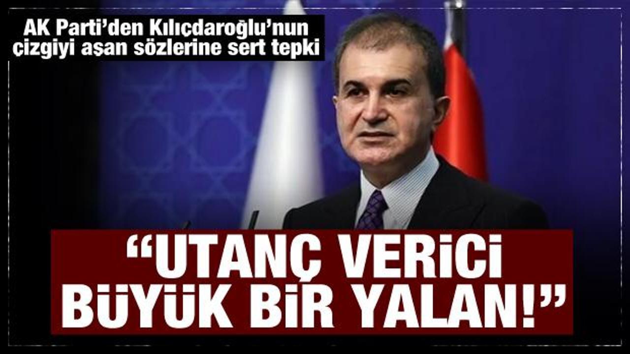 AK Parti'den Kılıçdaroğlu'nun çizgiyi aşan sözlerine sert tepki: Aynen iade ediyoruz!