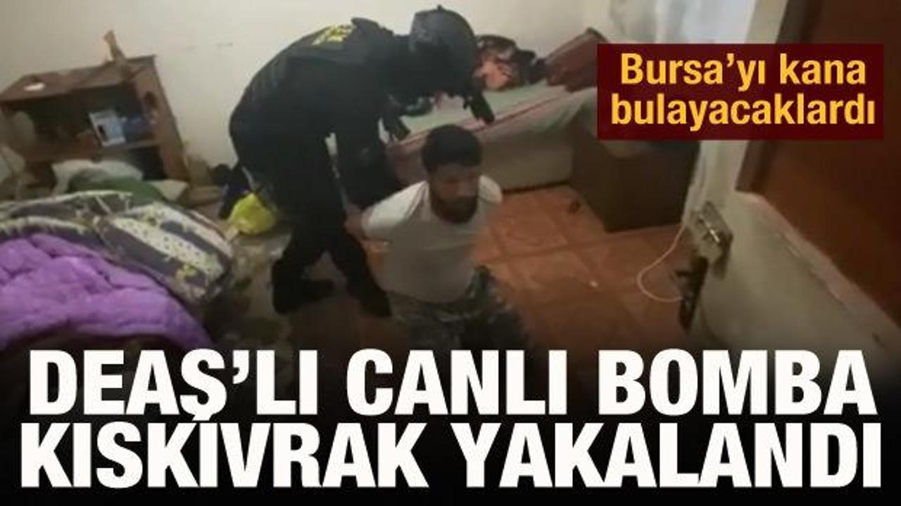 Bursa'da canlı bomba eylemi planlayan 3 DEAŞ'lı yakalandı
