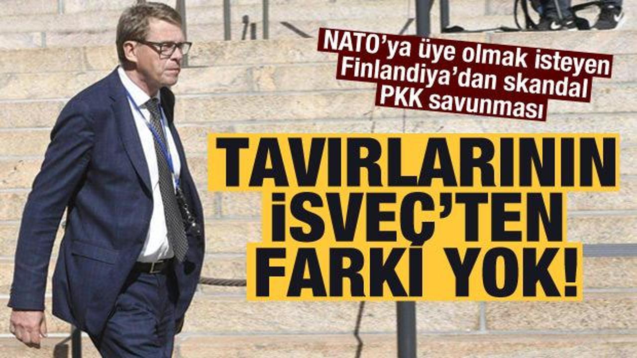 Finlandiya Meclis Başkanı'ndan PKK'lılara masum benzetmesi