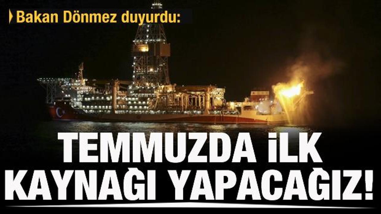 Bakan Dönmez'den doğal gaz açıklaması: Temmuzda ilk kaynağı yapacağız