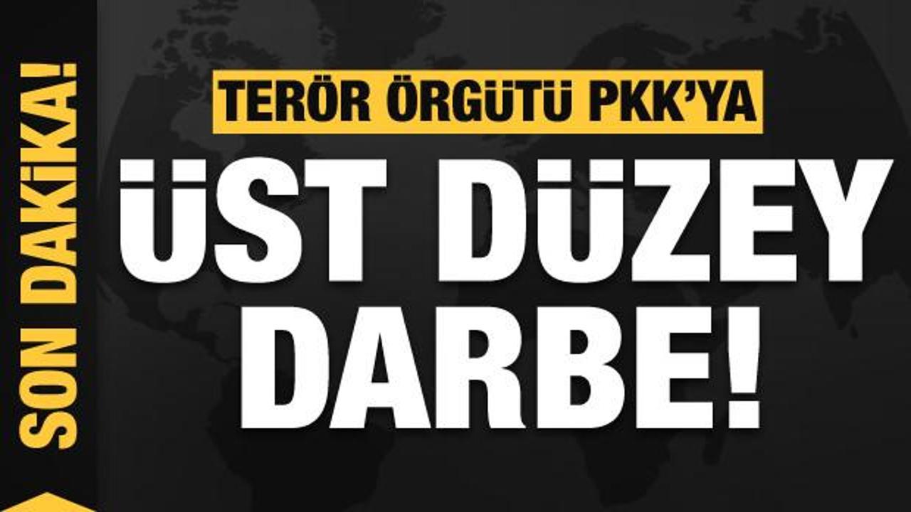 Terör örgütü PKK'ya üst düzey darbe!