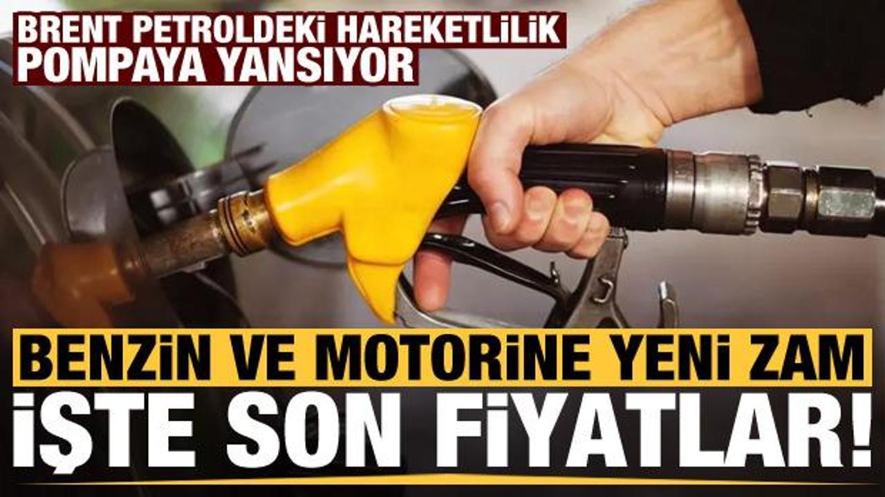Benzin ve motorine bir zam daha geldi