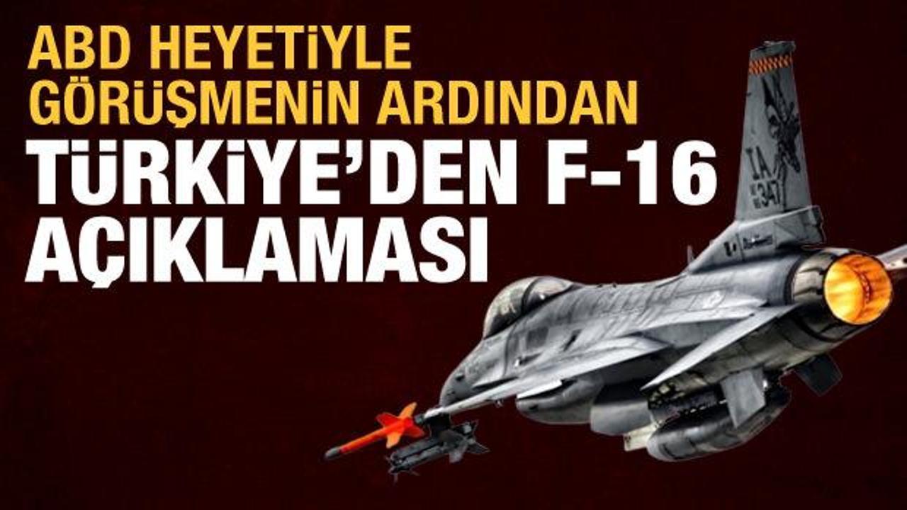 Bakan Akar'dan ABD heyetiyle görüşme sonrasında F-16 açıklaması