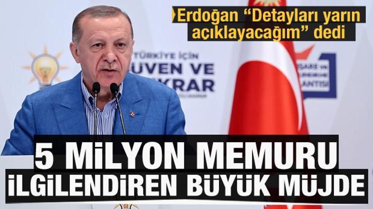 Başkan Erdoğan'dan 3600 ek g&ouml;sterge m&uuml;jdesi: Detayları a&ccedil;ıklayacağım