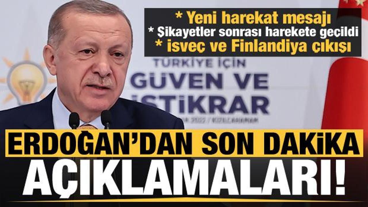 Başkan Erdoğan'dan yeni harekat i&ccedil;in hazırlık mesajı