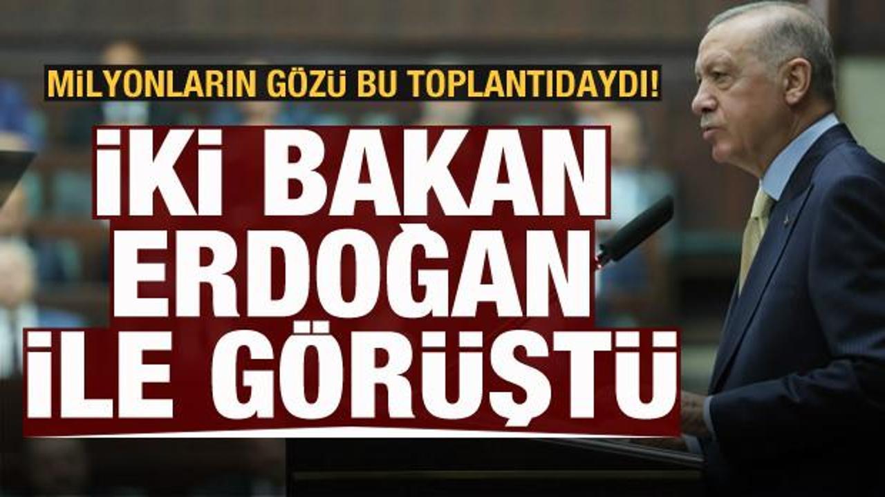 Beştepe'de 3600 ek g&ouml;sterge toplantısı! İki bakan Erdoğan ile g&ouml;r&uuml;şt&uuml;