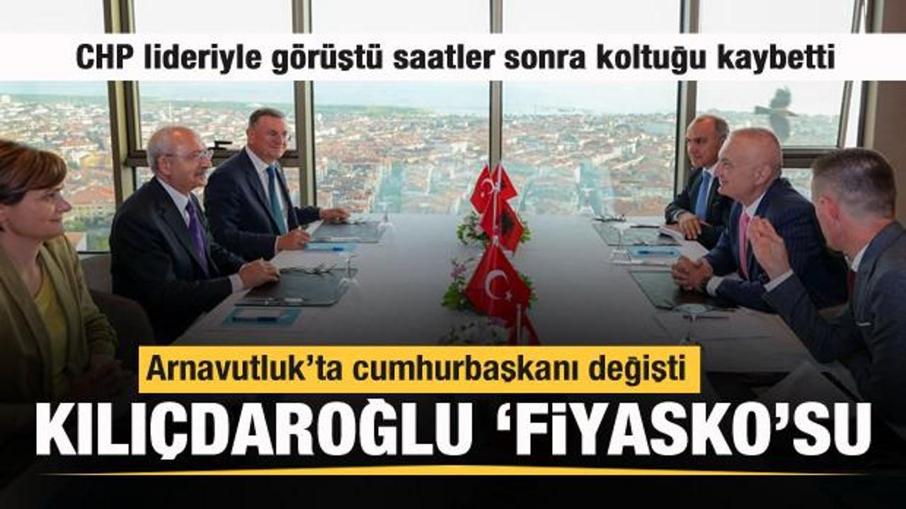 Ilir Meta Kılıçdaroğlu ile görüştü! Saatler sonra cumhurbaşkanlığını kaybetti