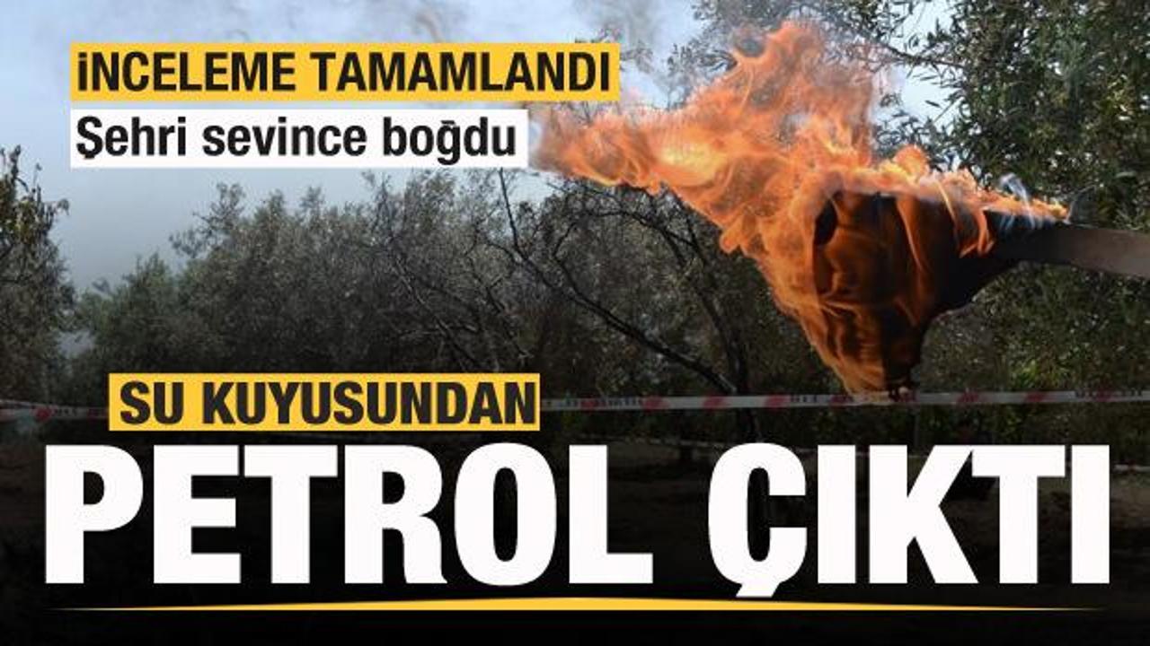 İnceleme tamamlandı! Su kuyusundan petrol &ccedil;ıktı! Şehri sevince boğdu