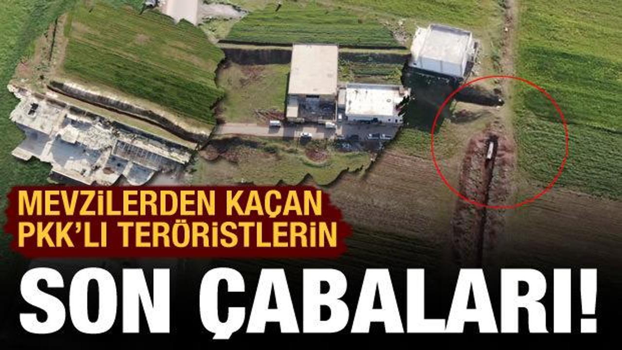 Mevzilerden kaçan PKK tünel kazıp silah saklıyor