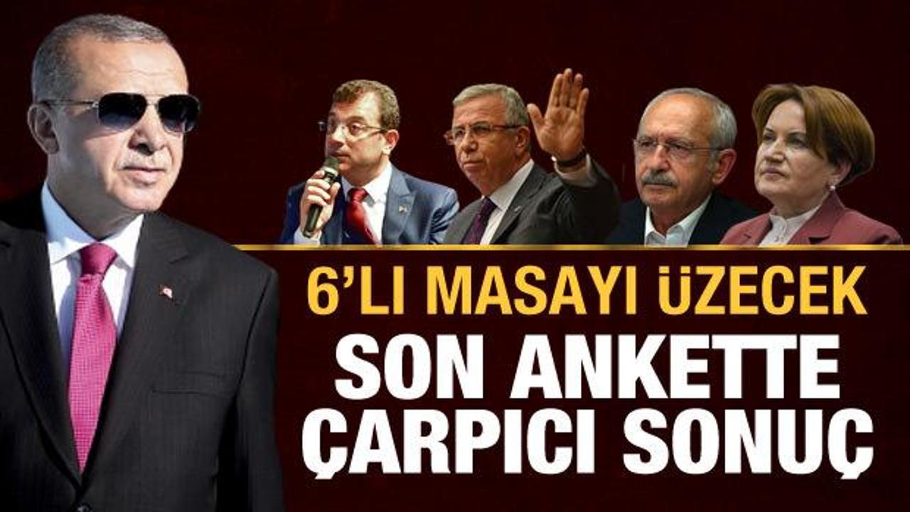 Son anketten &ccedil;arpıcı sonu&ccedil;: Erdoğan'a g&uuml;ven tam, halk kararını verdi!