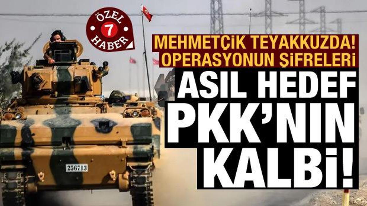 Suriye operasyonunun şifreleri: Asıl hedef PKK'nın kalbi! 