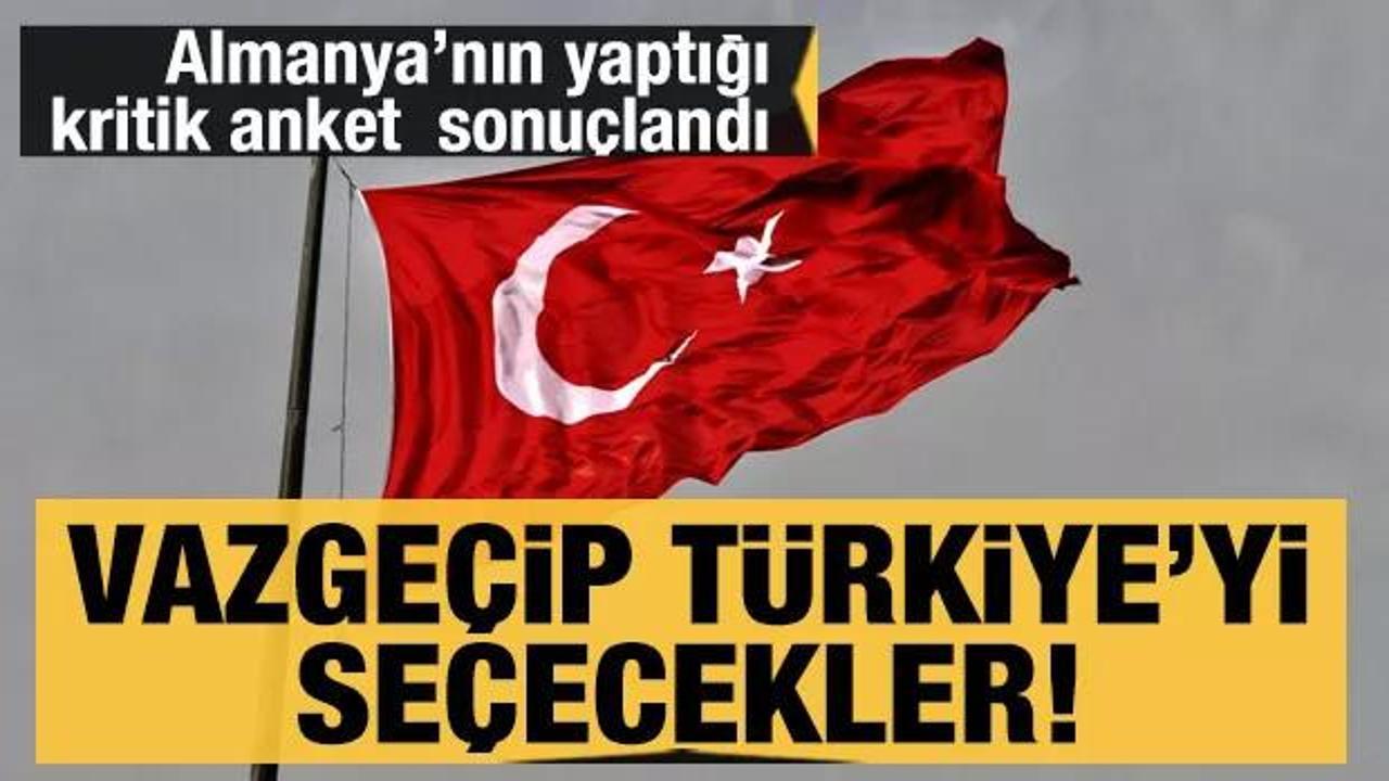 Almanya'nın anketinden T&uuml;rkiye &ccedil;ıktı! D&uuml;nya devleri &Ccedil;in'den vazge&ccedil;ip gelecekler