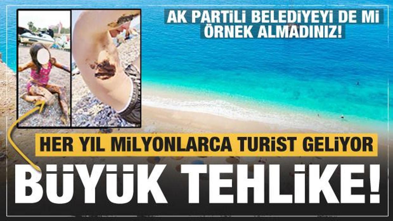 Antalya sahilleri zifte teslim edildi! Kocaeli'deki &ouml;rnek uygulama akla geldi