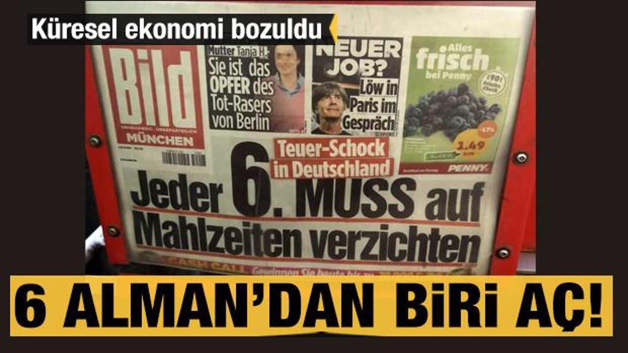 Bild Gazetesi: Altı Alman'dan biri a&ccedil;