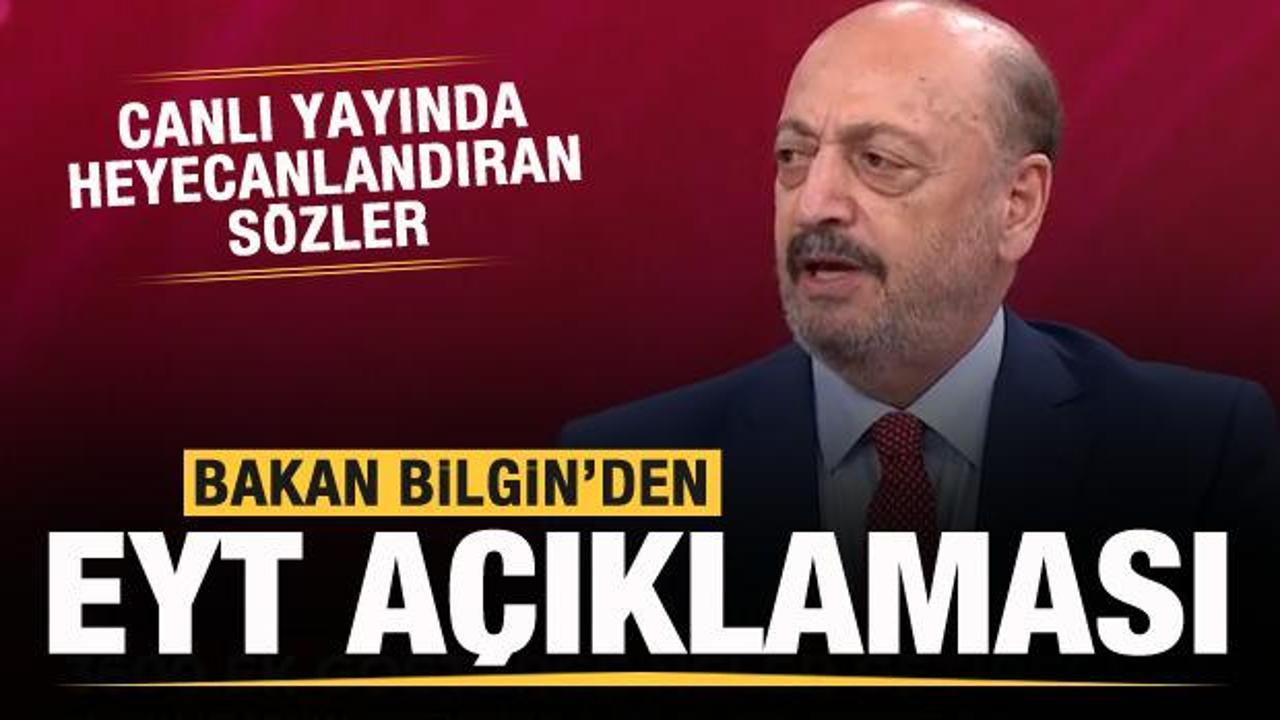 Canlı yayında duyurdu! Son dakika EYT a&ccedil;ıklaması! 