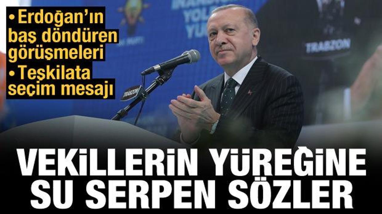 Erdoğan'dan teşkilatlara "se&ccedil;im" mesajı! Vekiller kamptan morali y&uuml;ksek d&ouml;nd&uuml;