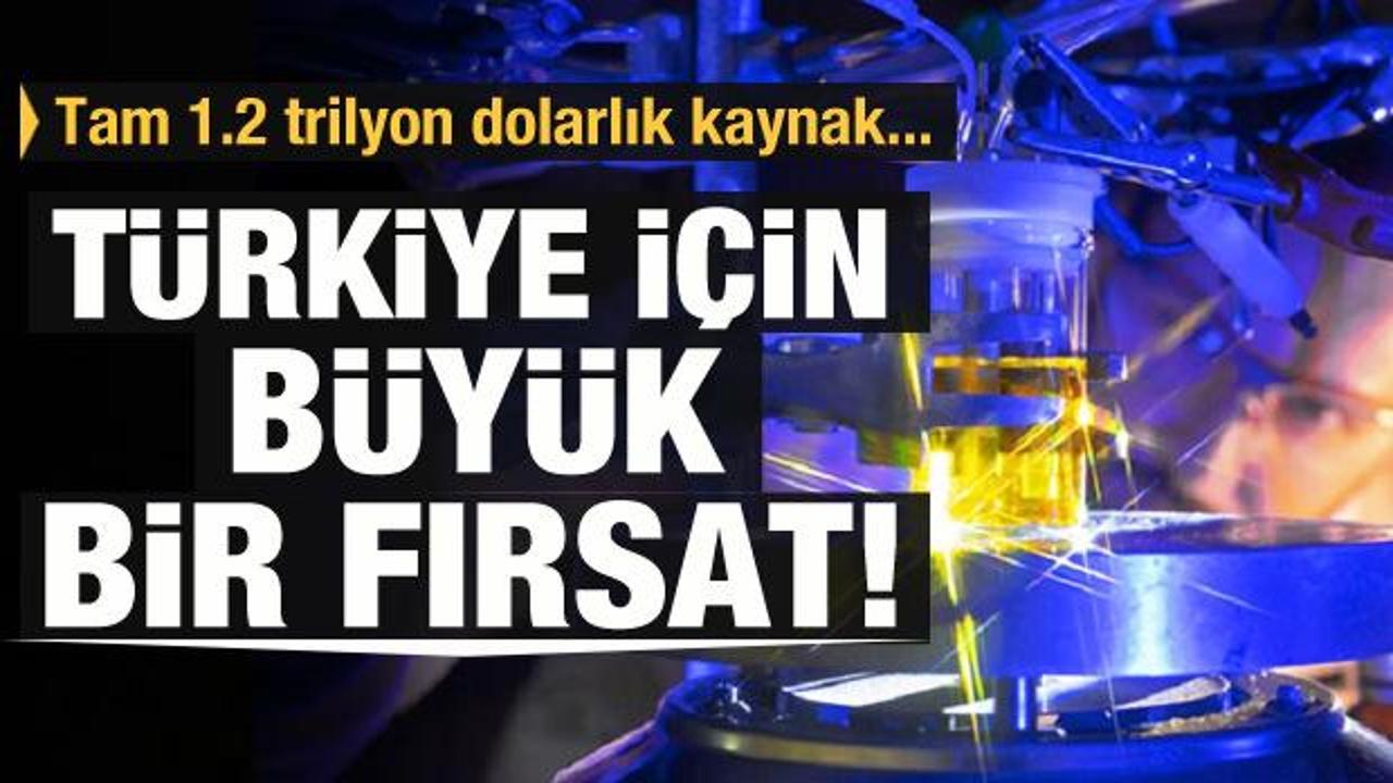 T&uuml;rkiye i&ccedil;in b&uuml;y&uuml;k fırsat: 1.2 trilyon dolarlık kaynak