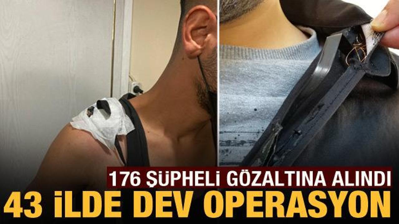 43 ilde eş zamanlı D&uuml;men Operasyonu başlatıldı: 176 kişi g&ouml;zaltında!