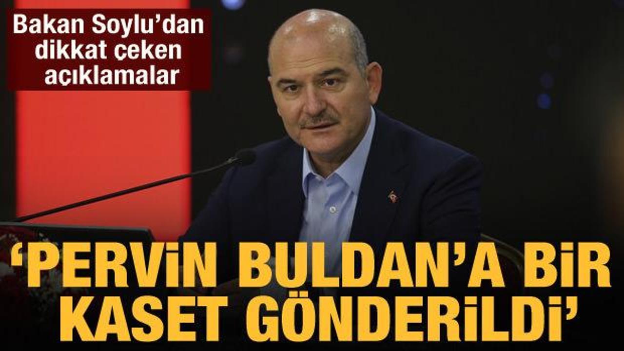 Bakan Soylu: Murat Karayılan'ın Pervin Buldan'a g&ouml;nderdiği kaset var 