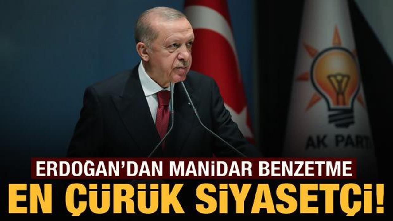 Cumhurbaşkanı Erdoğan'dan Kılı&ccedil;daroğlu'na tepki: En &ccedil;&uuml;r&uuml;k siyaset&ccedil;i!