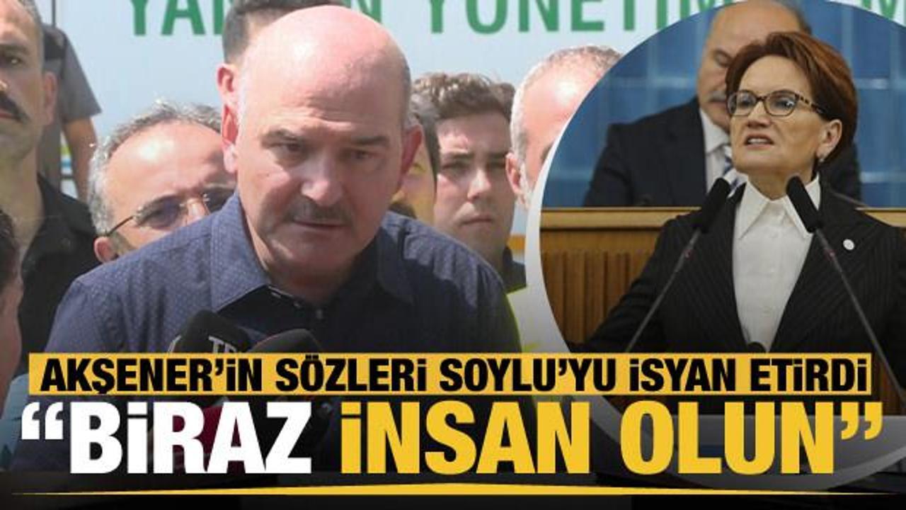 Bakan Soylu'dan Akşener'e: Siyaseti bu kadar ciddiyetsiz tabansız hale getirmeyin