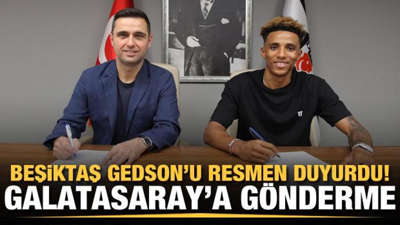 Beşiktaş, Gedson Fernandes'i resmen duyurdu