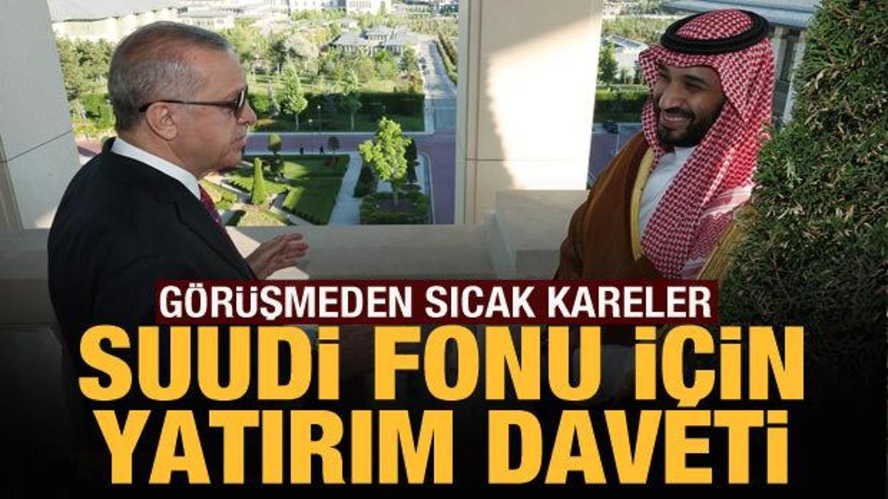 Cumhurbaşkanı Erdoğan ile Prens Selman'ın görüşmesi sona erdi