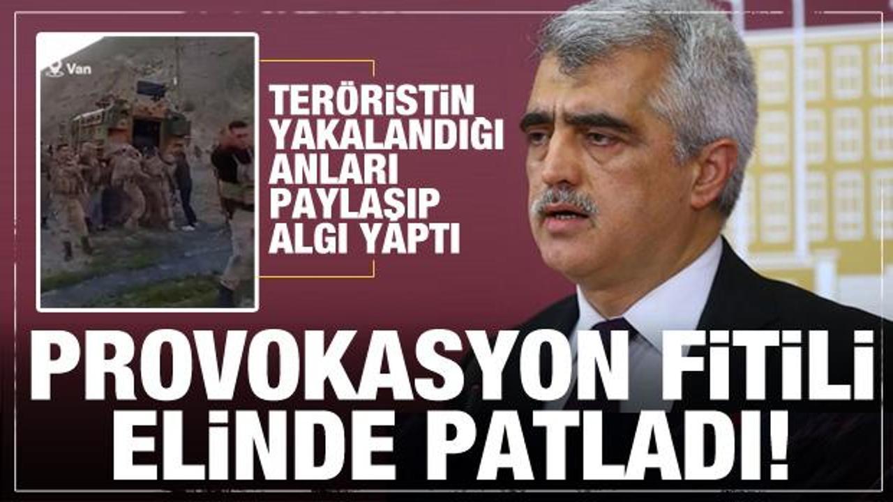 HDP'li Gergerlioğlu'nun provokasyon fitili elinde patladı! PKK'lı ter&ouml;riste kalkan oldu