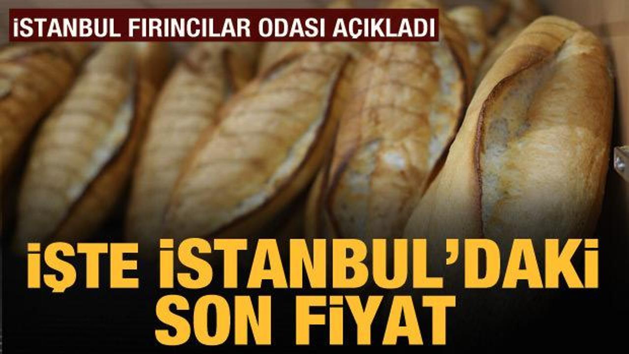 İstanbul Fırıncılar Odası'ndan ekmek zammı açıklaması