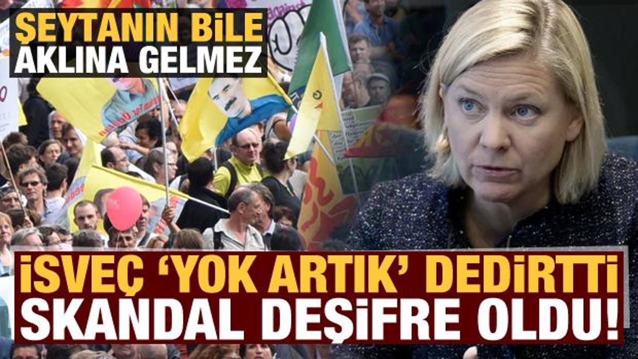 İsve&ccedil;'te 'yok artık' dedirten skandal: PKK'ya para akışı deşifre oldu;!