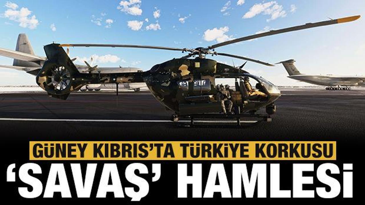 G&uuml;ney Kıbrıs'ta T&uuml;rkiye korkusu: Savaş helikopterleri alıyorlar