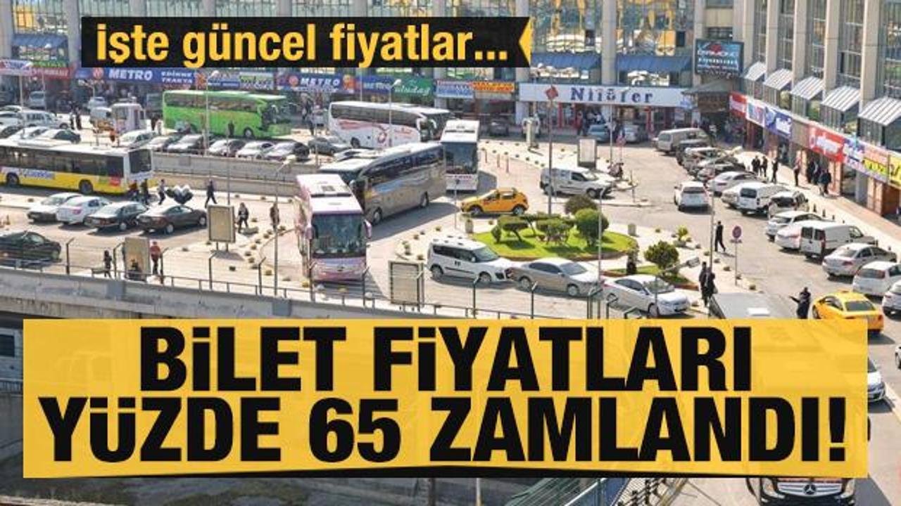 Kurban Bayramı öncesi otobüs biletleri yüzde 65 zamlandı: 750 TL'ye çıktı