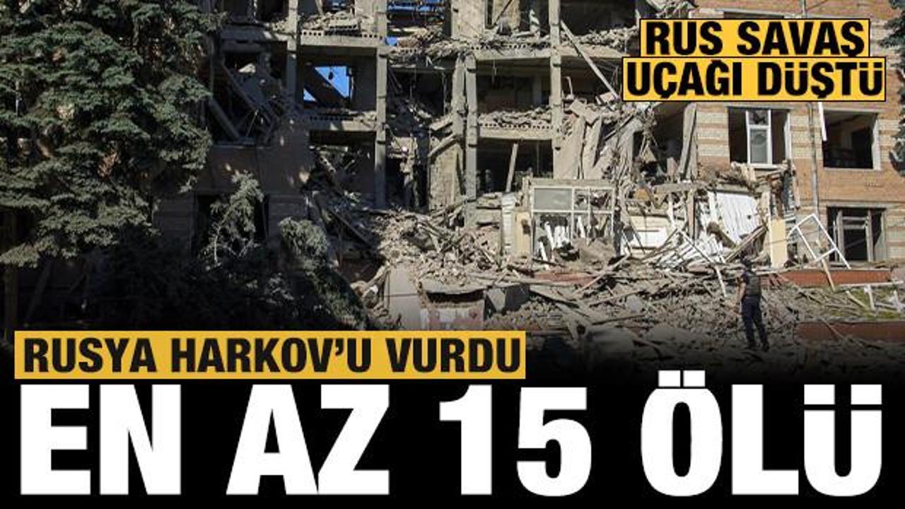 Son dakika: Rusya Harkov'u bombaladı: En az 15 ölü