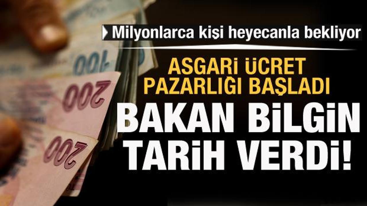 Asgari &Uuml;cret Tespit Komisyonu toplandı! Bakan Bilgin tarih verdi