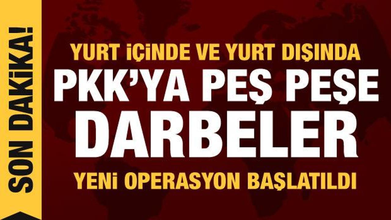 Yurt içinde ve yurt dışında PKK'ya ağır darbeler: 15 terörist etkisiz