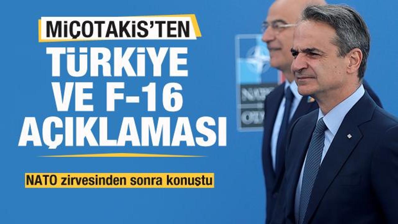 Miçotakis'ten Türkiye ve F-16 açıklaması
