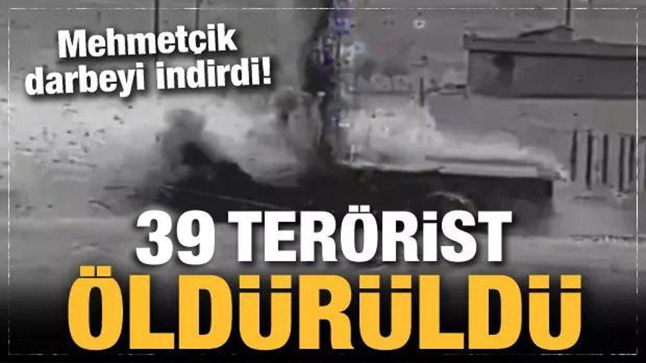 Son Dakika: Mehmetçik darbeyi indirdi: 39 terörist öldürüldü!