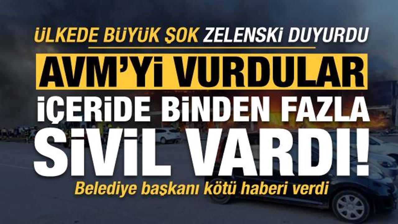 Zelenski duyurdu: Rus ordusu AVM'yi vurdu, 16 &ouml;l&uuml; 59 yaralı