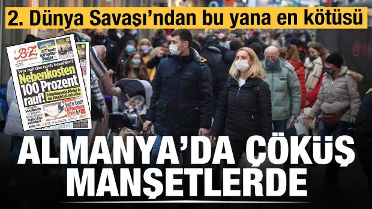 Almanya&rsquo;da &ccedil;&ouml;k&uuml;ş manşetlerde: Bu kadar k&ouml;t&uuml;s&uuml; 2. D&uuml;nya Savaşı'ndaydı