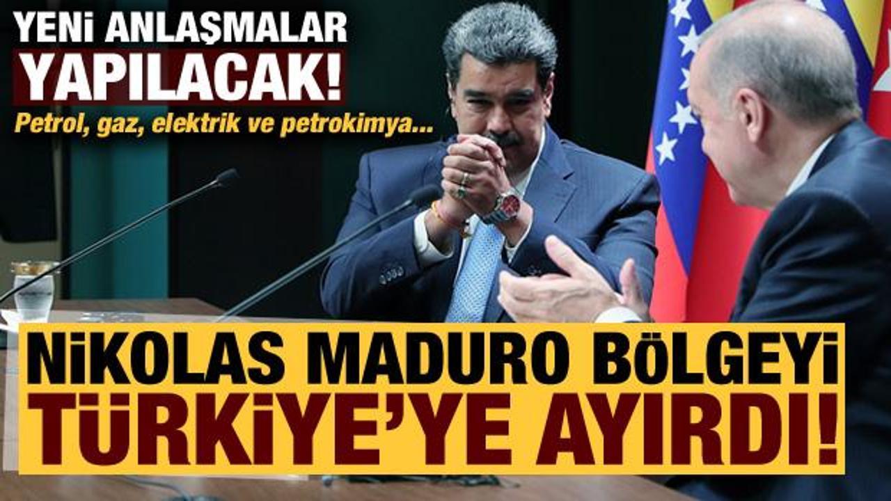 Erdoğan çıkarma yapacak anlaşmalar genişliyor! Maduro, Türkiye için 'toprak' ayırdı