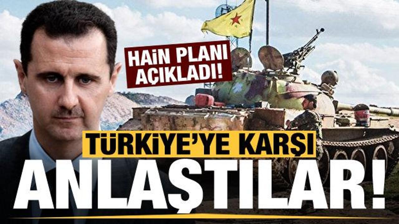 Esed rejimi ve PKK, Türkiye'ye karşı anlaştı! Hain planı açıkladı
