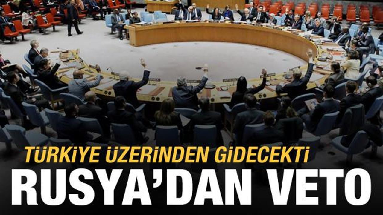 Türkiye üzerinden Suriye'ye gidecek BM yardımlarına Rusya'dan veto