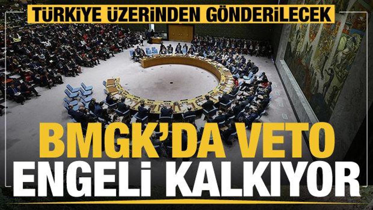 BMGK'da veto engeli kalkıyor... Suriye'ye yardımlar Türkiye üzerinden gönderilecek