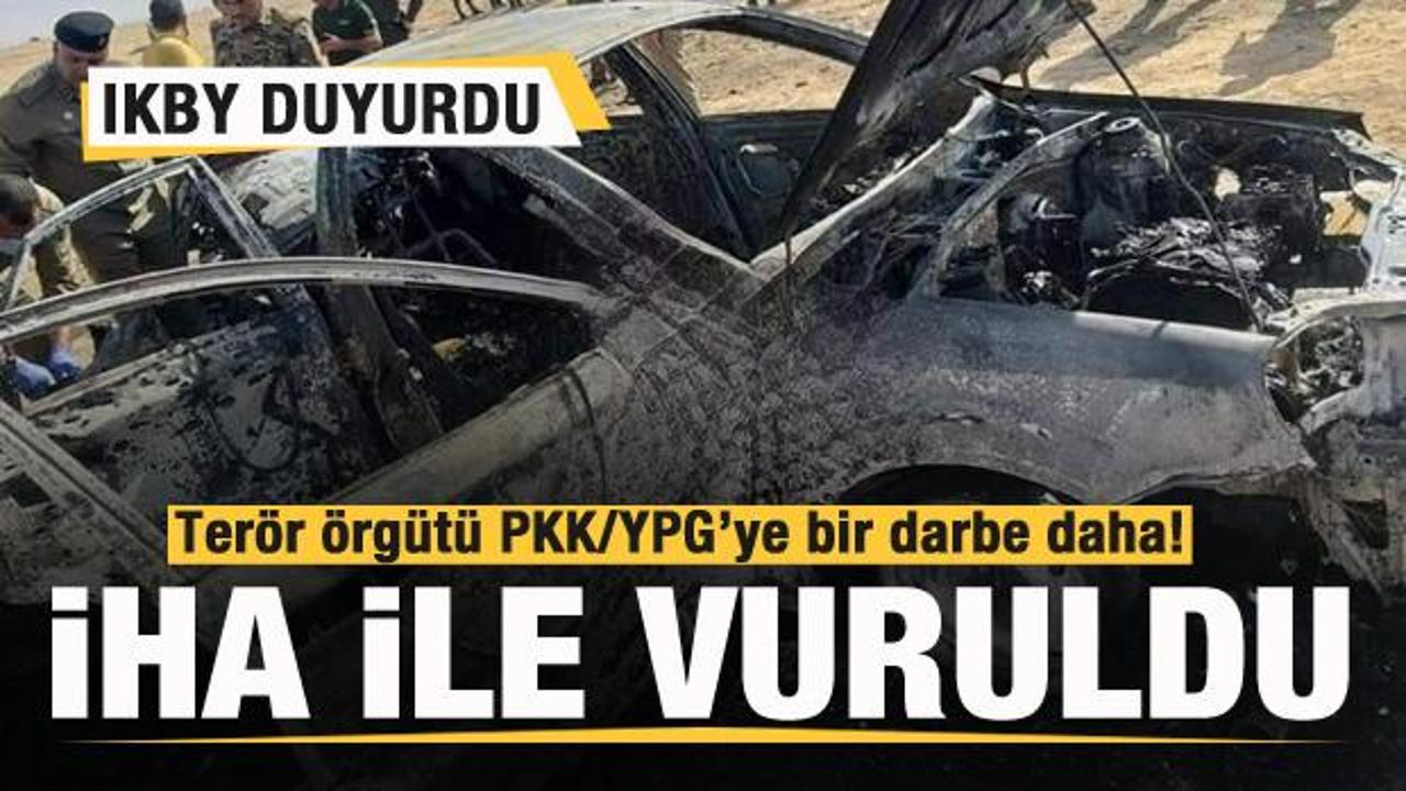IKBY duyurdu: PKK/YPG’li teröristler İHA ile vuruldu
